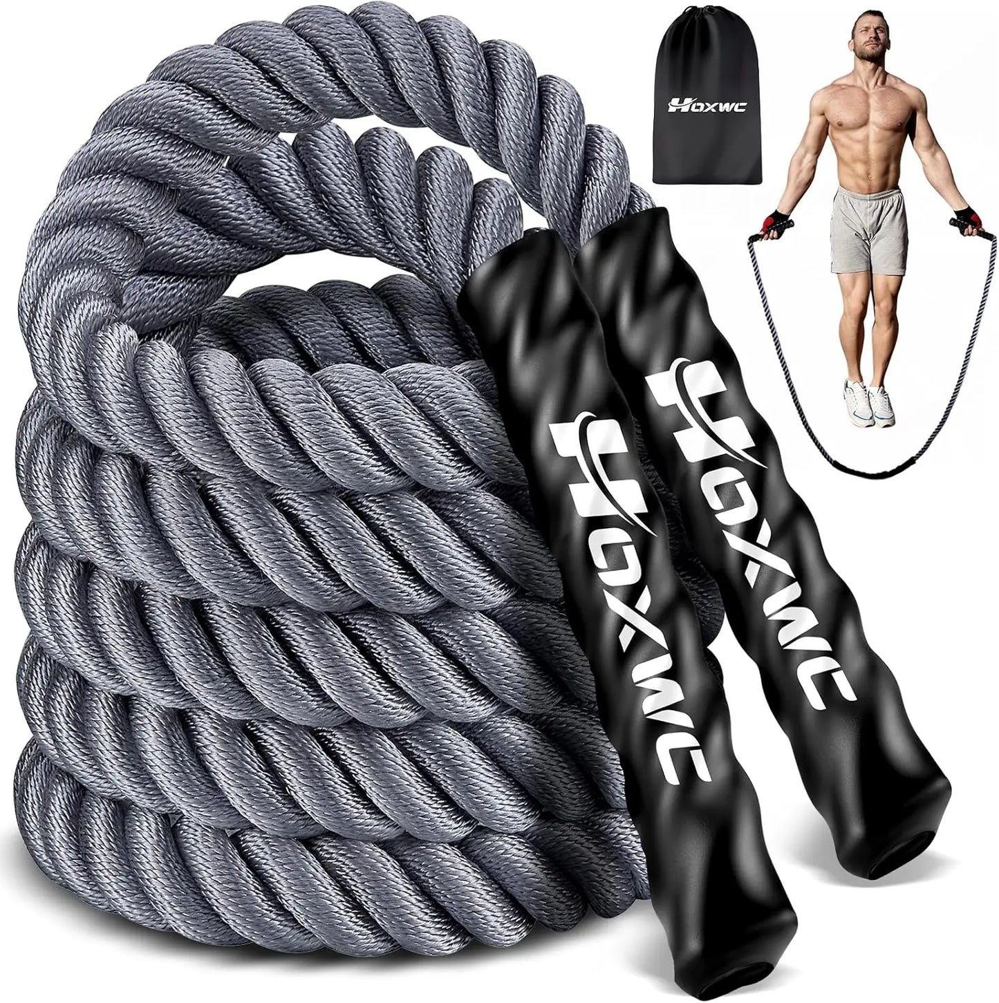 Weighted Jump Rope for Fitness and Cardio Training