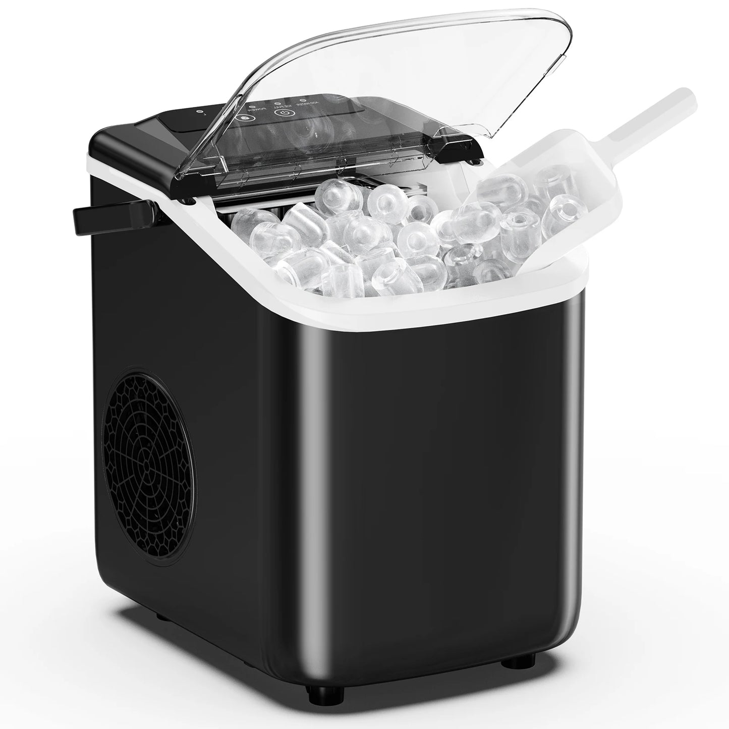Portable Countertop Ice Maker With Scoop For Home Kitchen