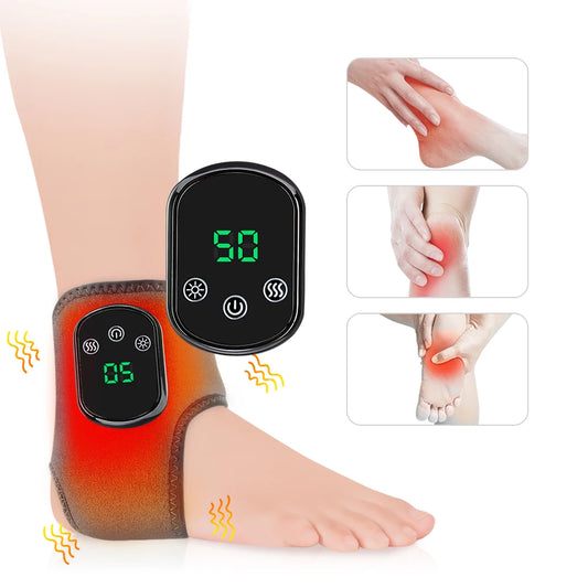 Hailicare Cordless Foot Ankle Massager With Heat Vibration