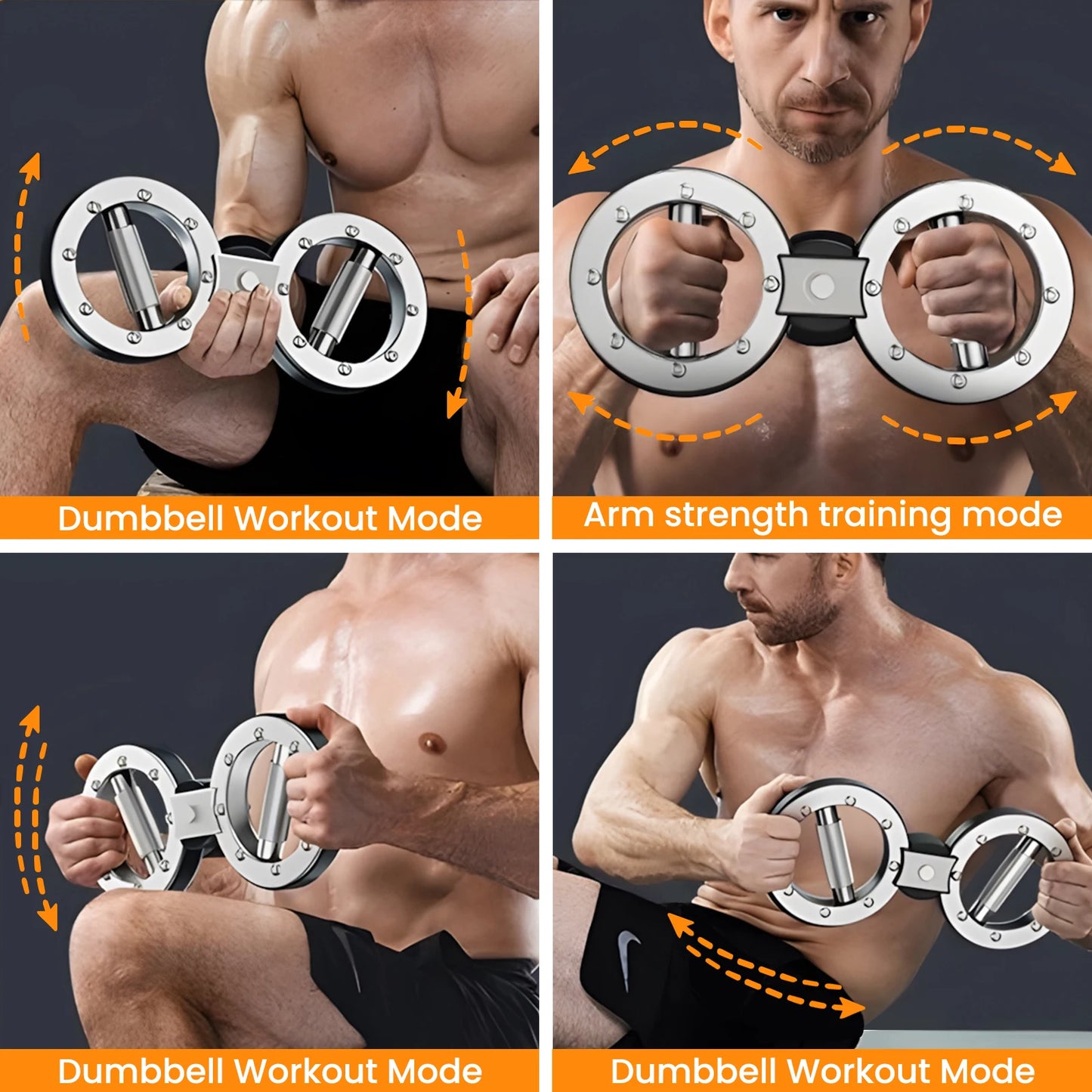 Rotator Forearm Exerciser Adjustable 8 To 15 Lb Resistance