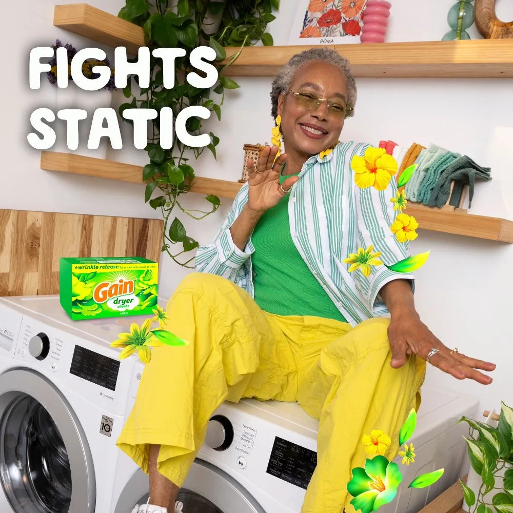 Original Scent Dryer Sheets 105 Count Anti Static