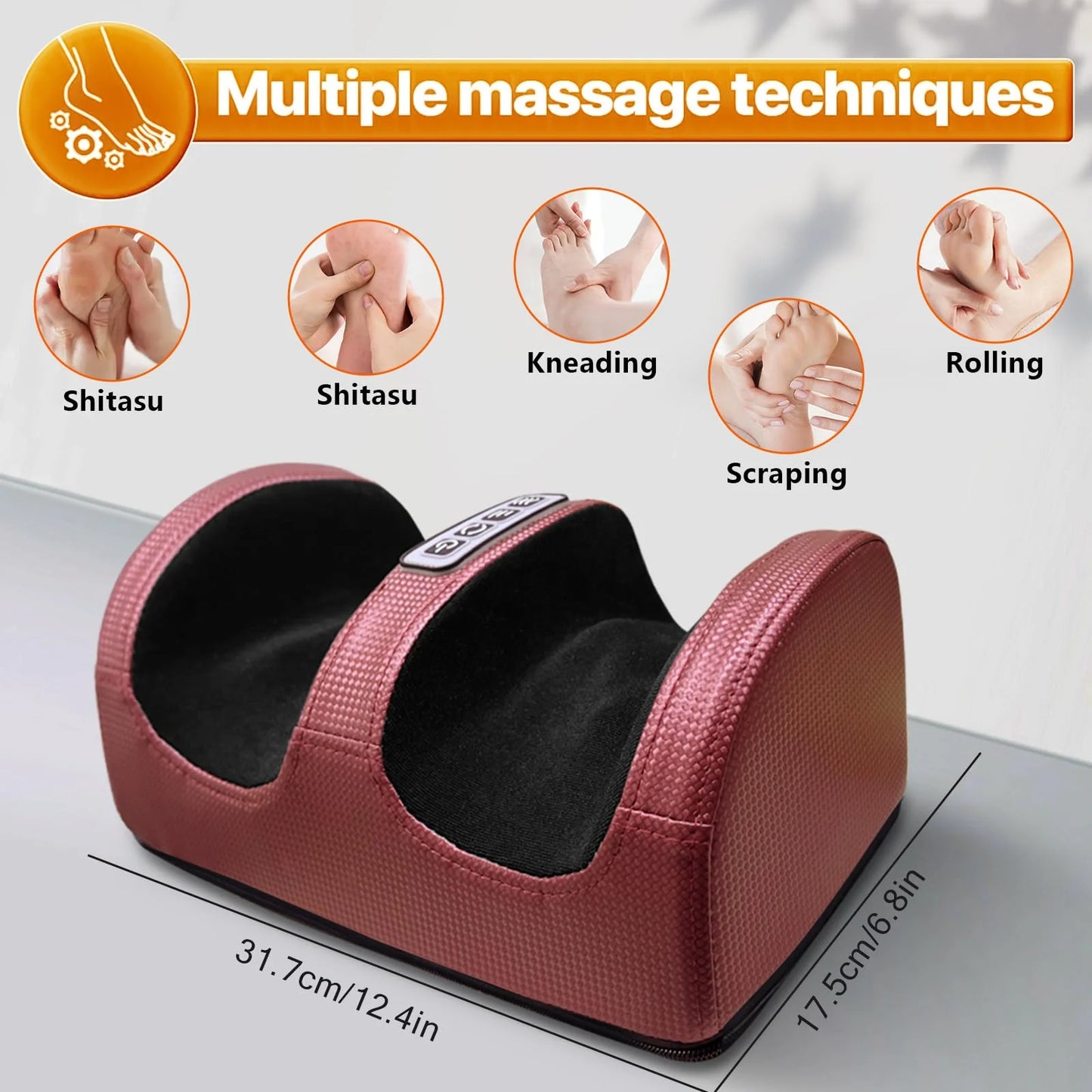 Foot Massager Kneading Machine With Heating
