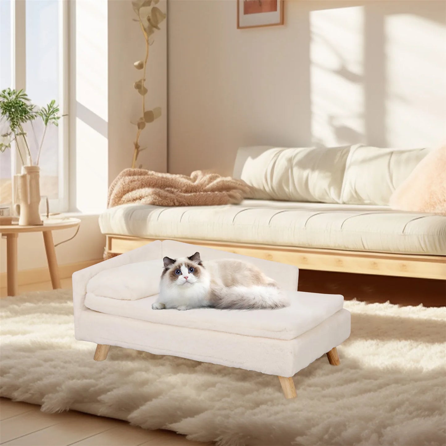 BINGOPAW Waterproof Pet Sofa Bed Raised Lounger
