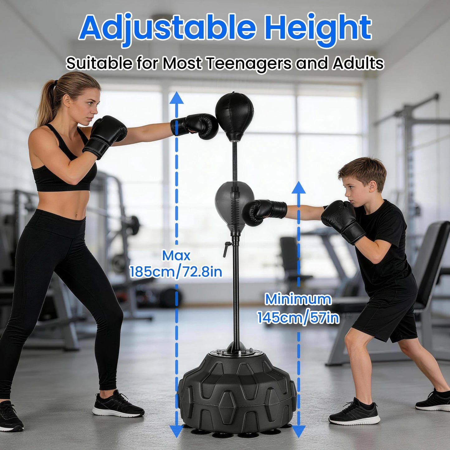 Reflex Boxing Punching Bag With Stand