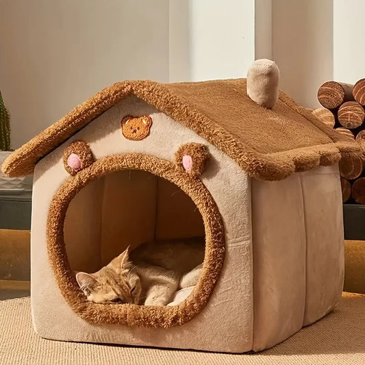 Foldable Pet House For Small Dogs And Cats Bed Cave