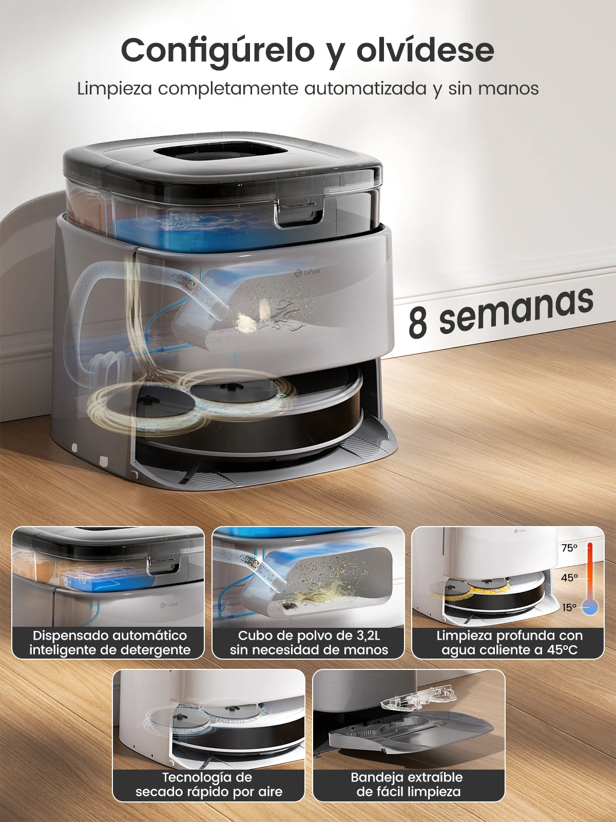 Lefant M3 Max Robot Vacuum With Auto Wash