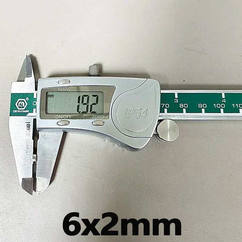 6x2mm Round Magnets 2000 Pack For Fridge And Whiteboard