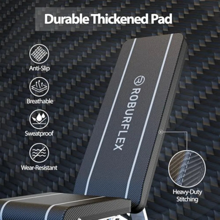 Adjustable Foldable Workout Bench for Home Gym