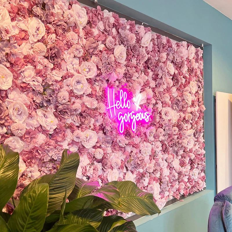MEIHON Silk Rose Wall Backdrop for Weddings and Baby Showers