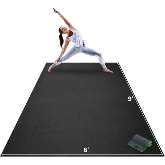 Non Slip Yoga Mat for Home Gym and Barefoot Stretching