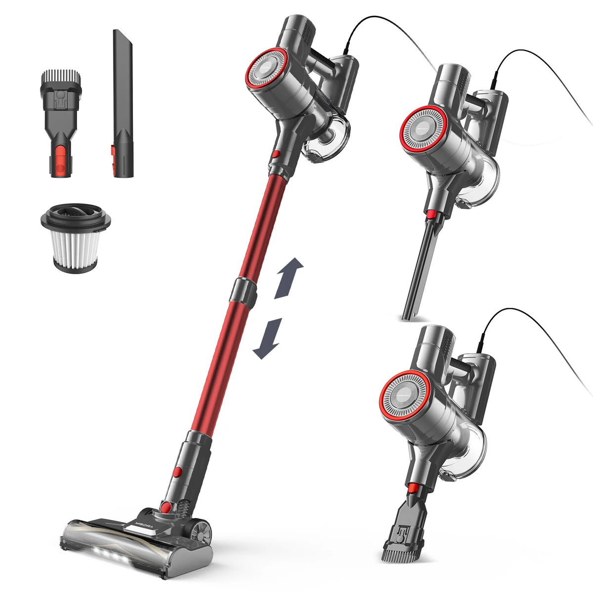 Inse I8 Corded Stick Vacuum Cleaner 6 In 1 Powerful Handheld