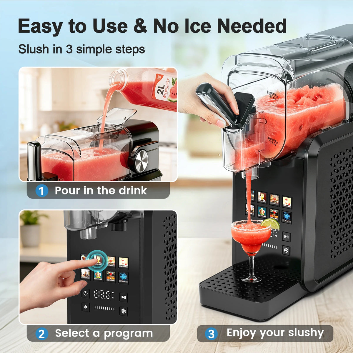 Automatic Slushie Maker For Frozen Drinks