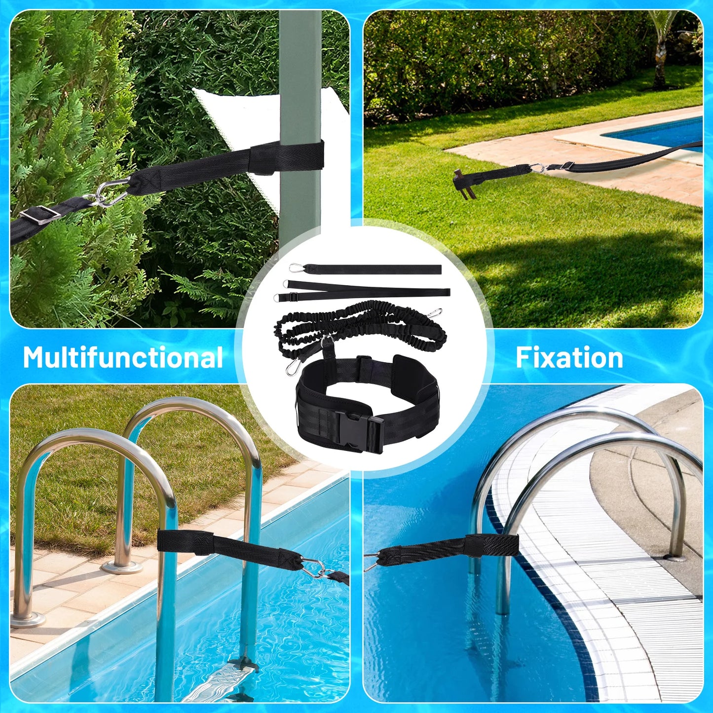Shunmaii Swim Resistance Belt For Training And Exercise