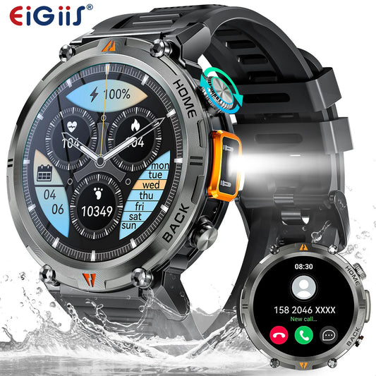 EIGIIS KE3 Bluetooth Call Smartwatch Heart Rate Monitor