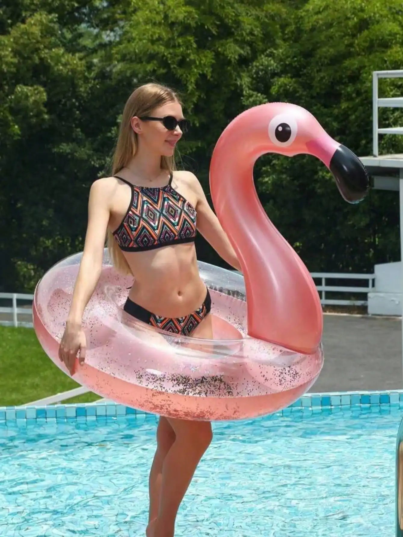 Flamingo Inflatable Swim Ring For Pool Party