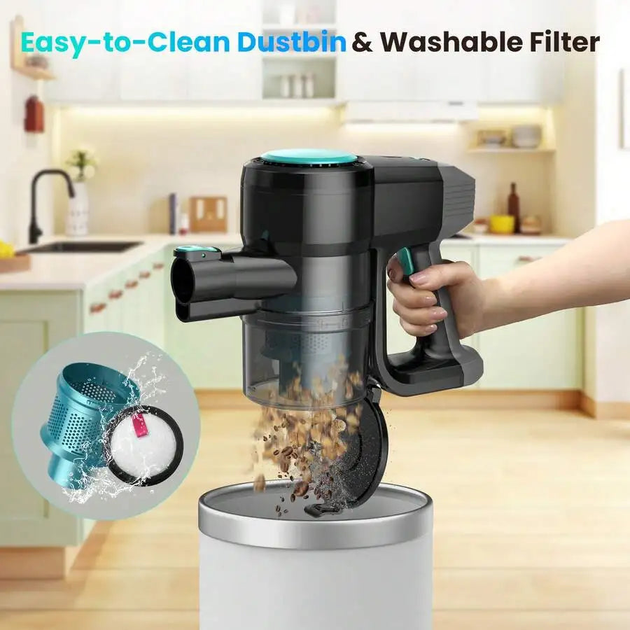 XMSJ Cordless Stick Cleaner With Tube And LED Display