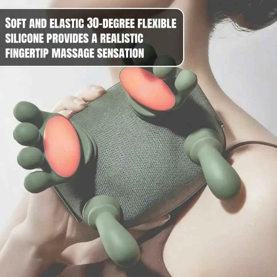 4D Shiatsu Neck And Shoulder Massager With Heat Wireless
