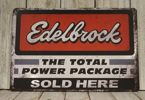 Racing Cylinder Heads Tin Sign Metal Garage Decor