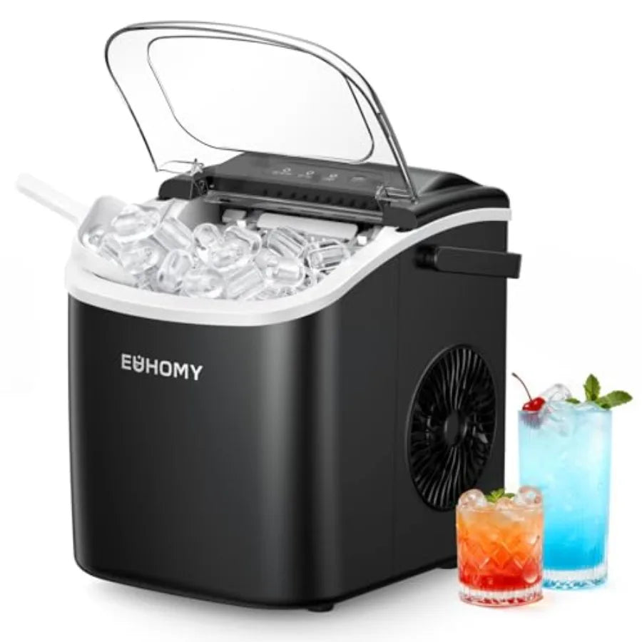 Countertop Ice Maker Machine With Handle Auto Cleaning