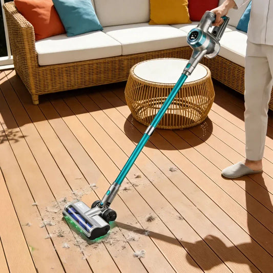 E.L.UO Cordless Handheld Vacuum Cleaner With Removable Battery