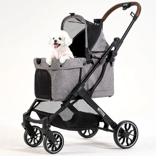 Ticify All-Terrain Pet Stroller With Weatherproof Cover