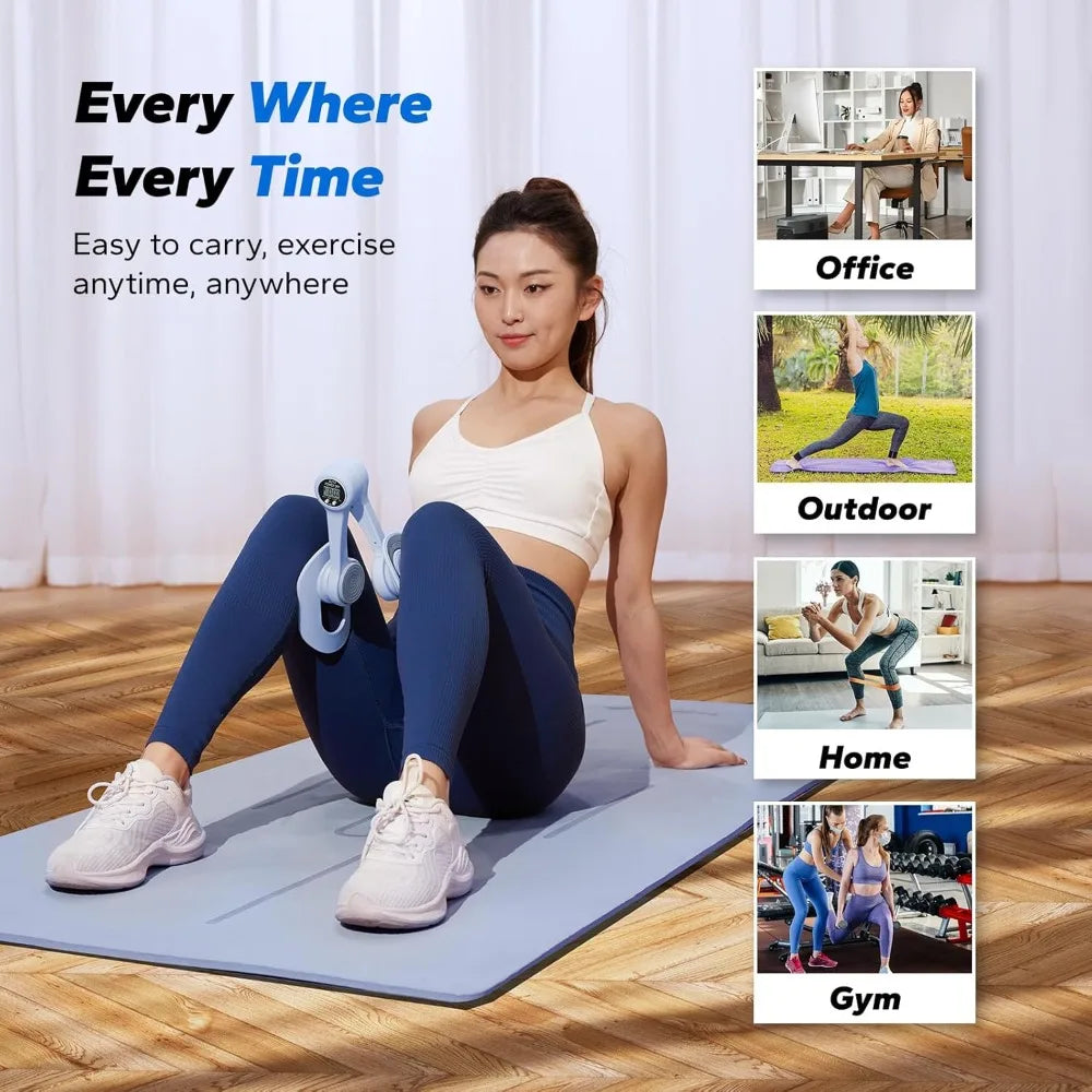Thigh Trainer With Display Counter For Pelvic Floor Exercise