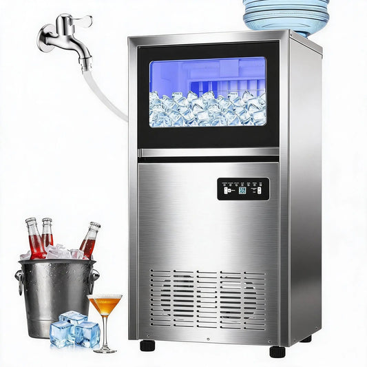 Commercial Ice Maker Self Cleaning Restaurant Home