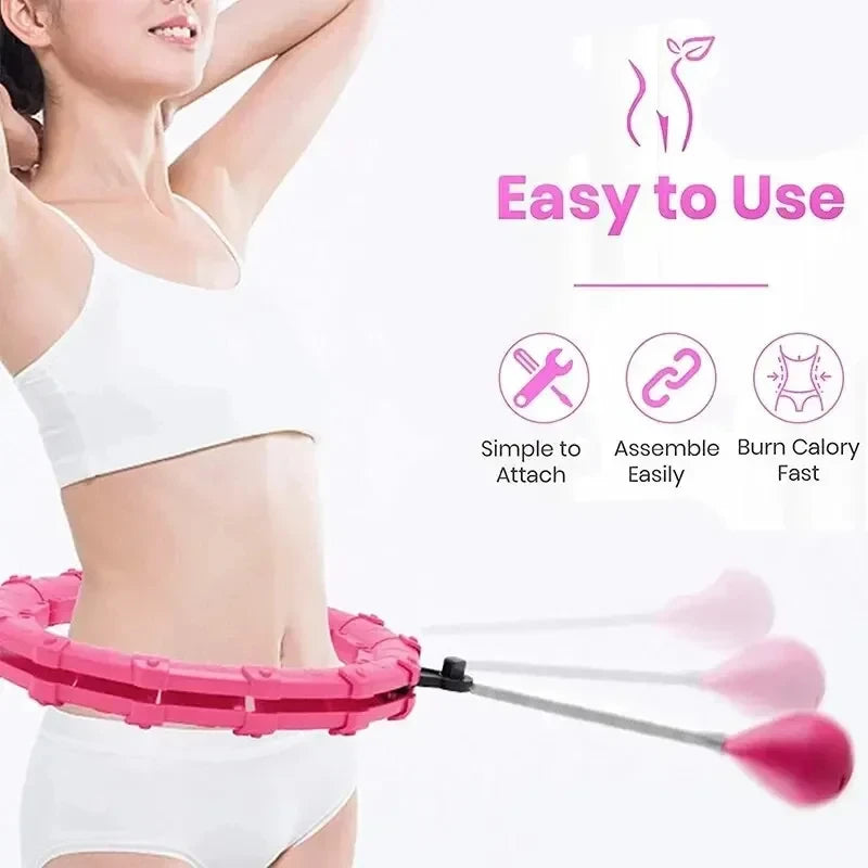 Smart Weighted Hula Hoop for Adults and Beginners
