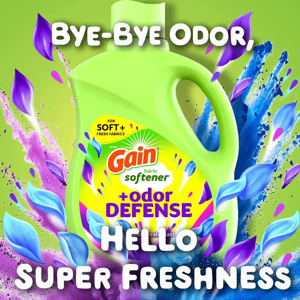 Liquid Fabric Softener Freshness Odor Elimination