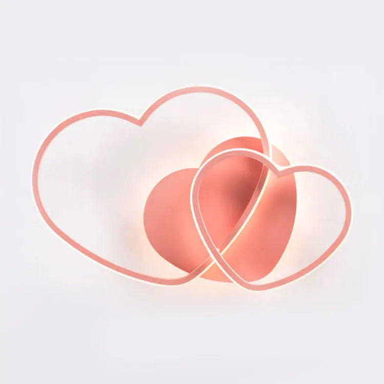 Heart Shape LED Ceiling Light 42W Dimmable with Remote