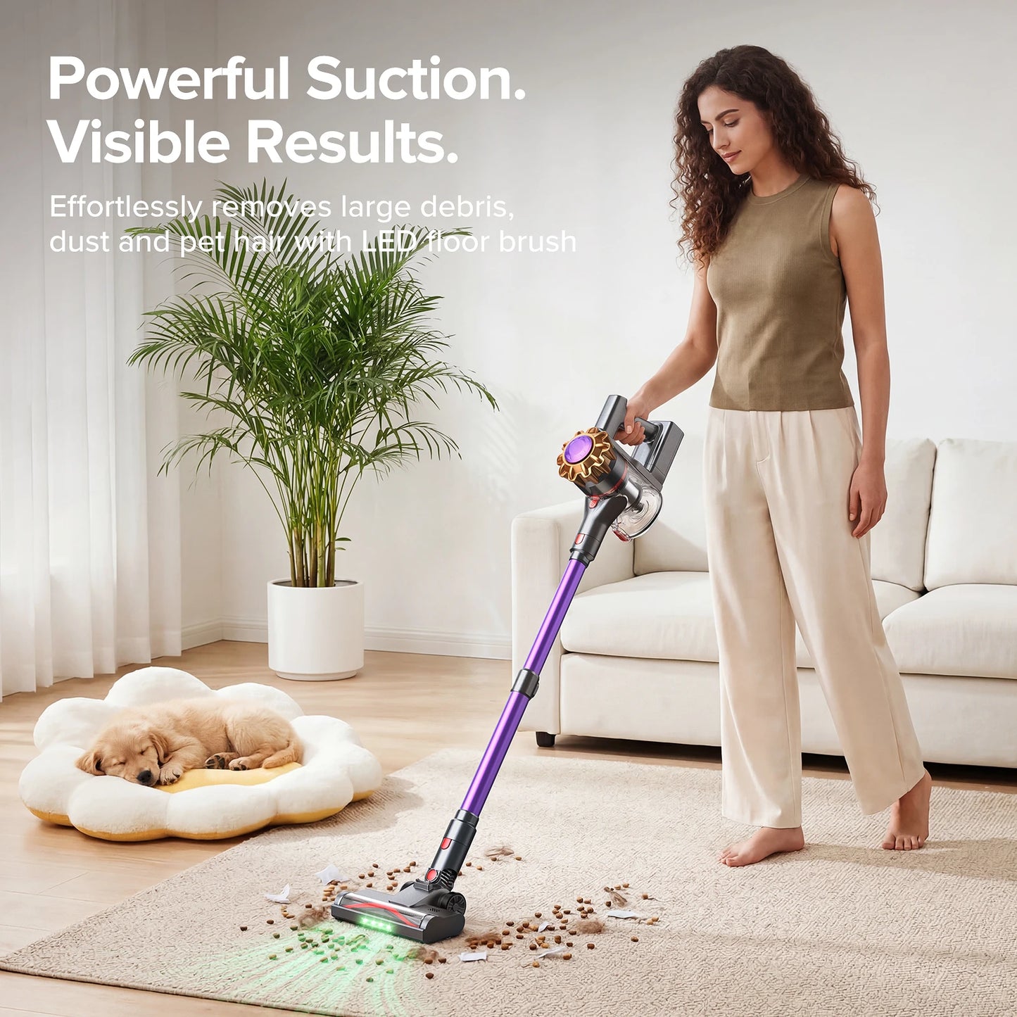 Lubluelu P7 Cordless Handheld Vacuum For Home And Pet Hair