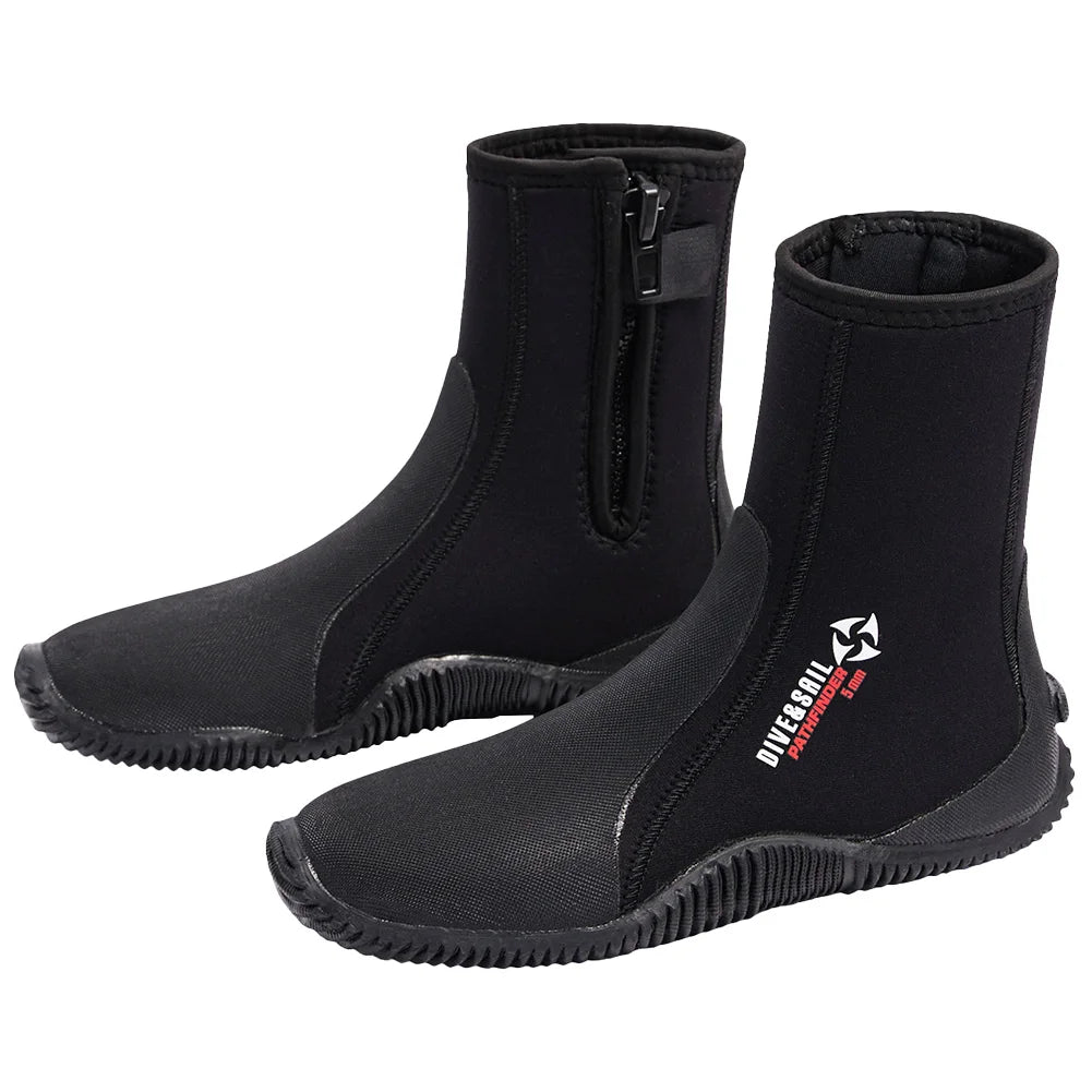 Neoprene Diving Boots Anti Slip For Water Sports