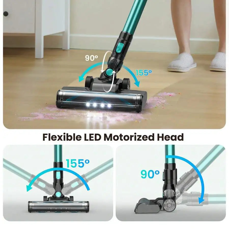 XMSJ Cordless Stick Cleaner With Tube And LED Display