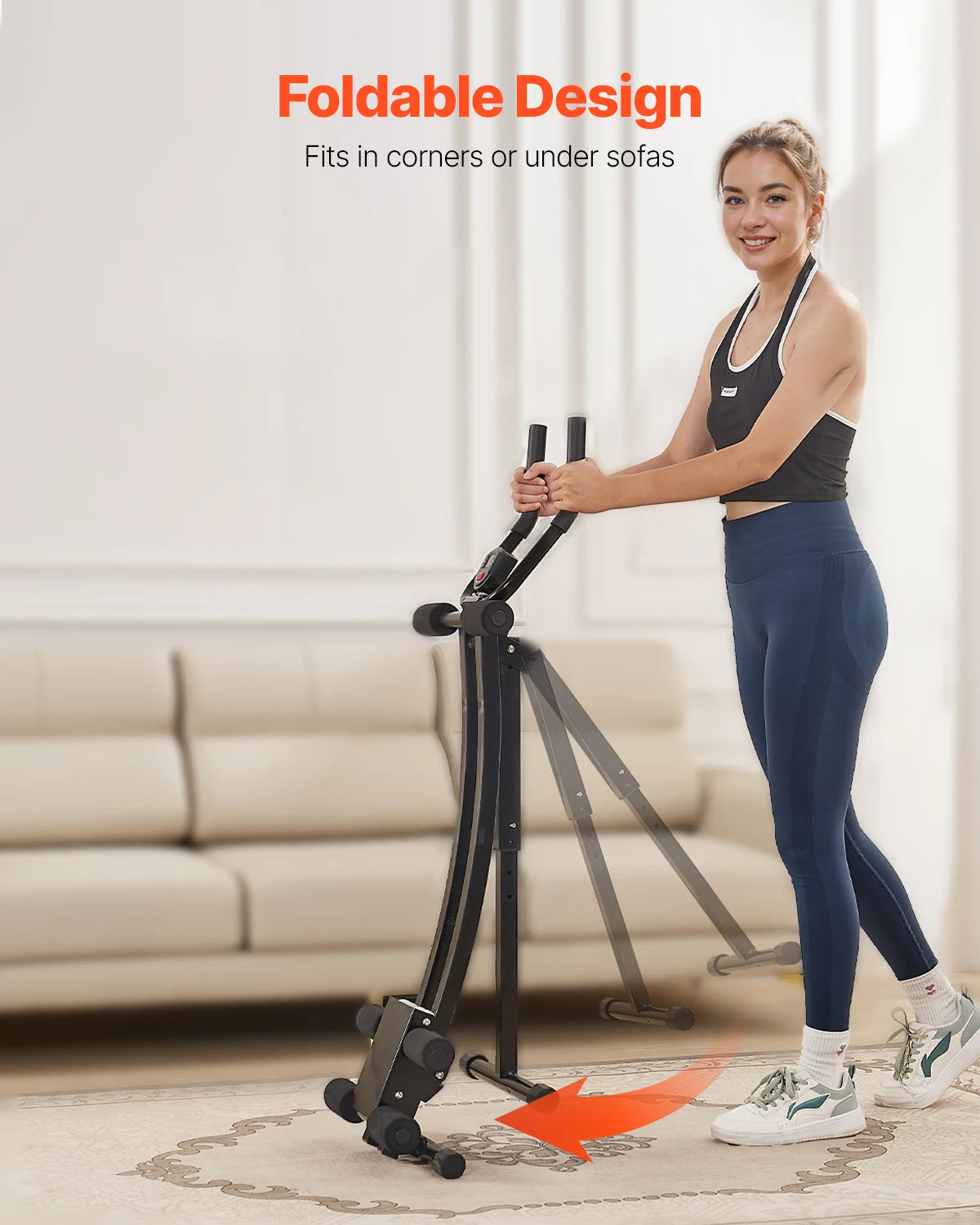VEVOR Foldable Ab Workout Machine 440 Lbs Capacity