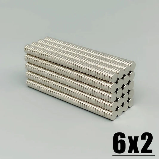 6x2mm Round Magnets 2000 Pack For Fridge And Whiteboard