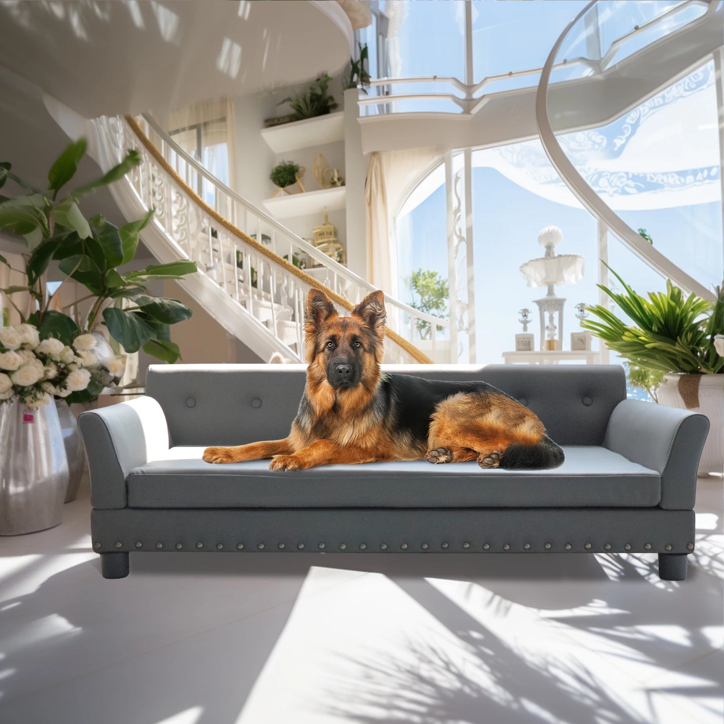 BINGOPAW Elevated Dog Sofa Bed