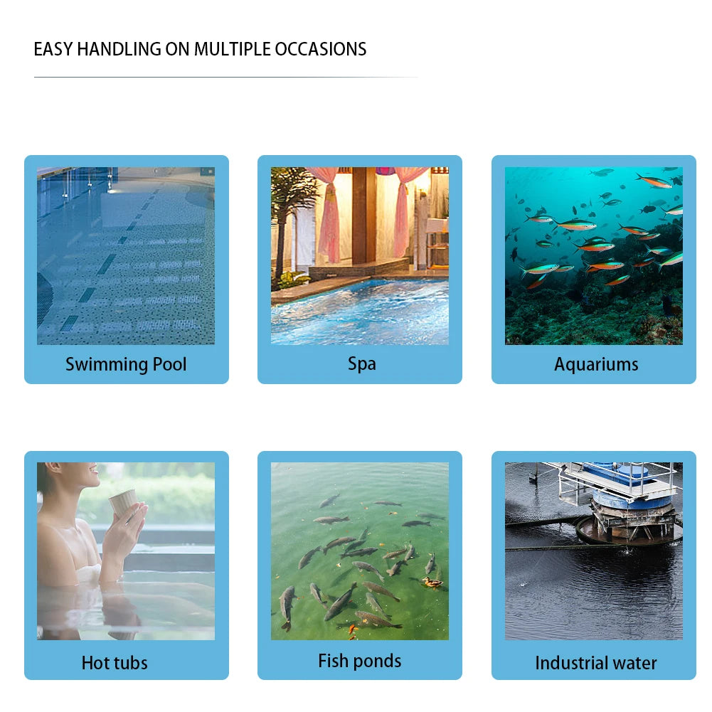 ALLOYSEED PH Test Strips 7 In 1 Pool Aquarium