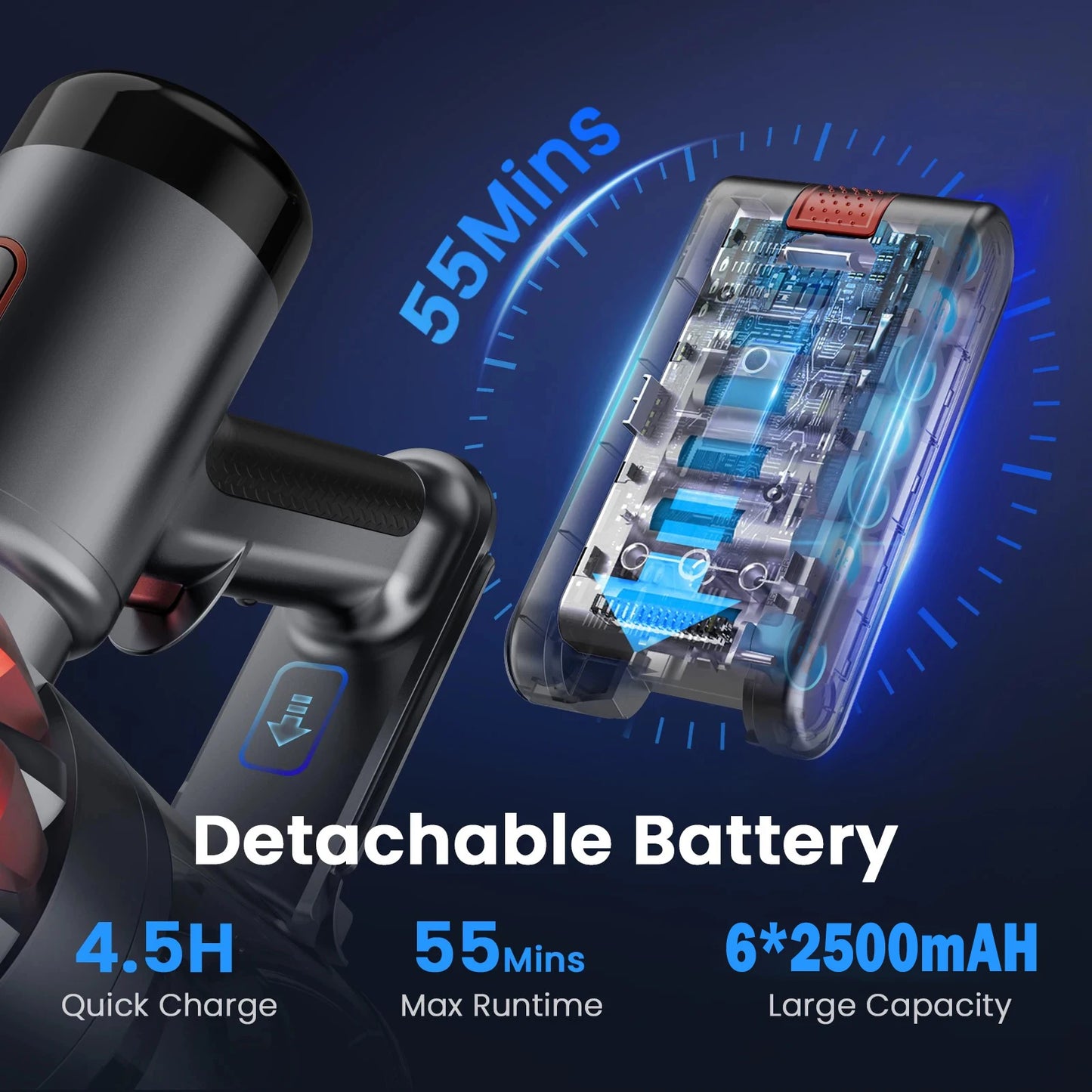 INSE S3P Cordless Vacuum Cleaner 45Kpa With LED Display