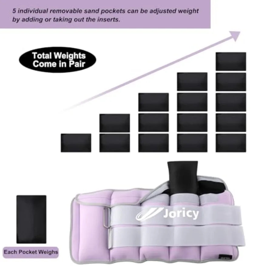 Adjustable Ankle Weights Neoprene For Walking And Therapy