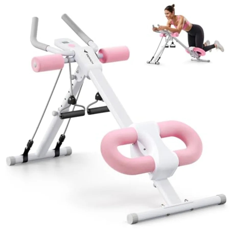 Foldable Adjustable Abdominal Trainer With Knee Protection