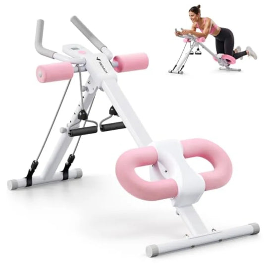 Foldable Adjustable Abdominal Trainer With Knee Protection
