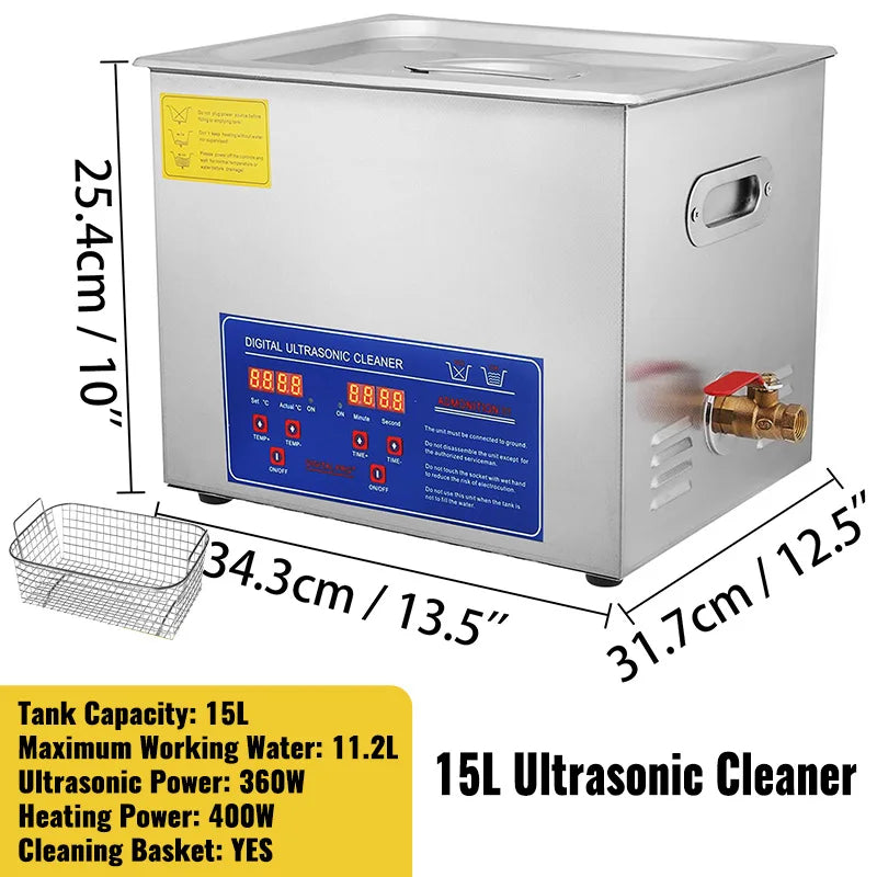 SucceBuy Ultrasonic Cleaner For Dishes Home Use