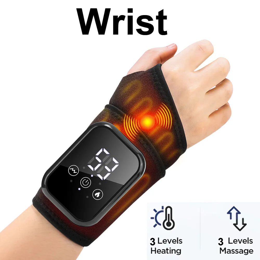 Hailicare Heated Ankle Massager With Vibration Hot Compress