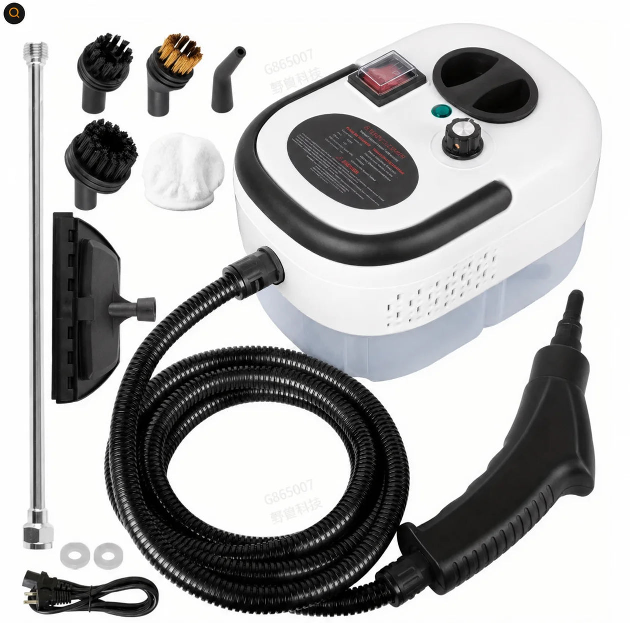 2500W High Power Steam Cleaner Handheld With Accessories