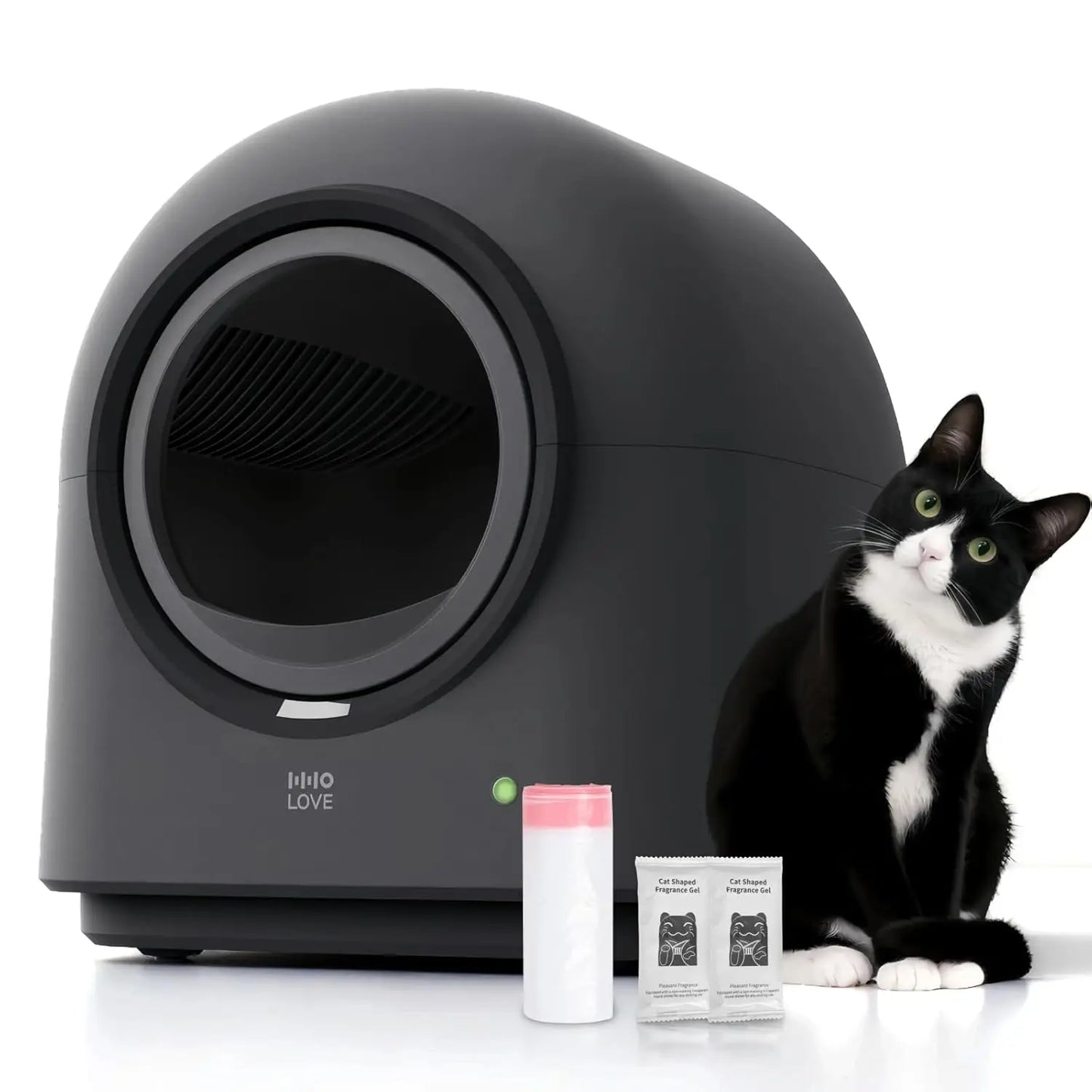 Self Cleaning Automatic Litter Box With Safety Features