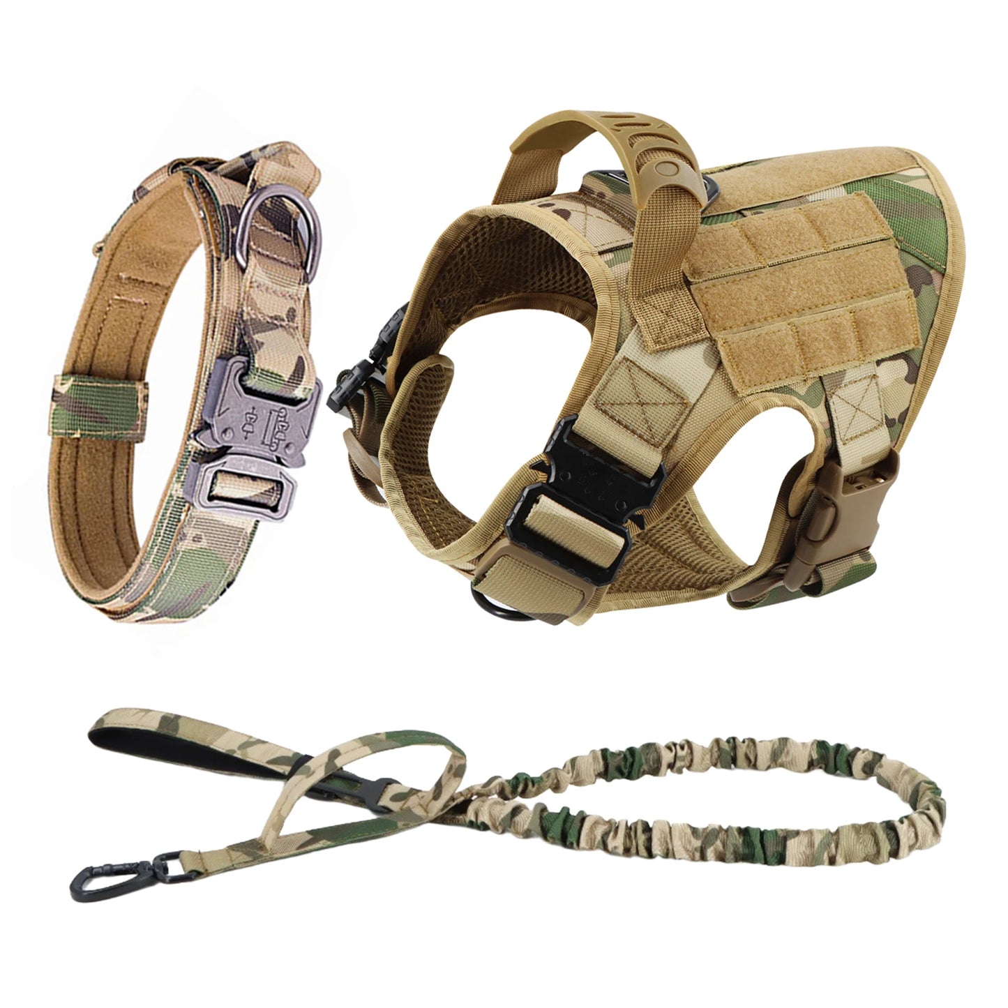 Dog Harness And Leash Set For Training Walks