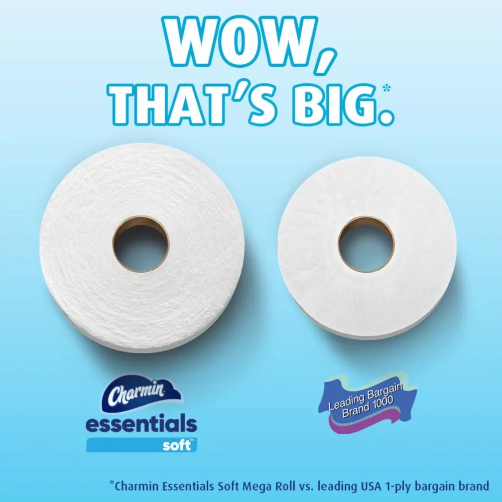 Bulk Toilet Paper 12 Mega Rolls 330 Sheets Per Roll