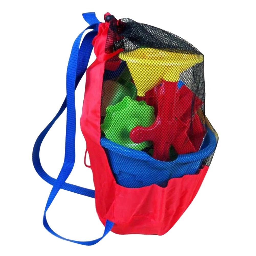 Shunmaii Beach Mesh Storage Bag For Kids Sand Toys