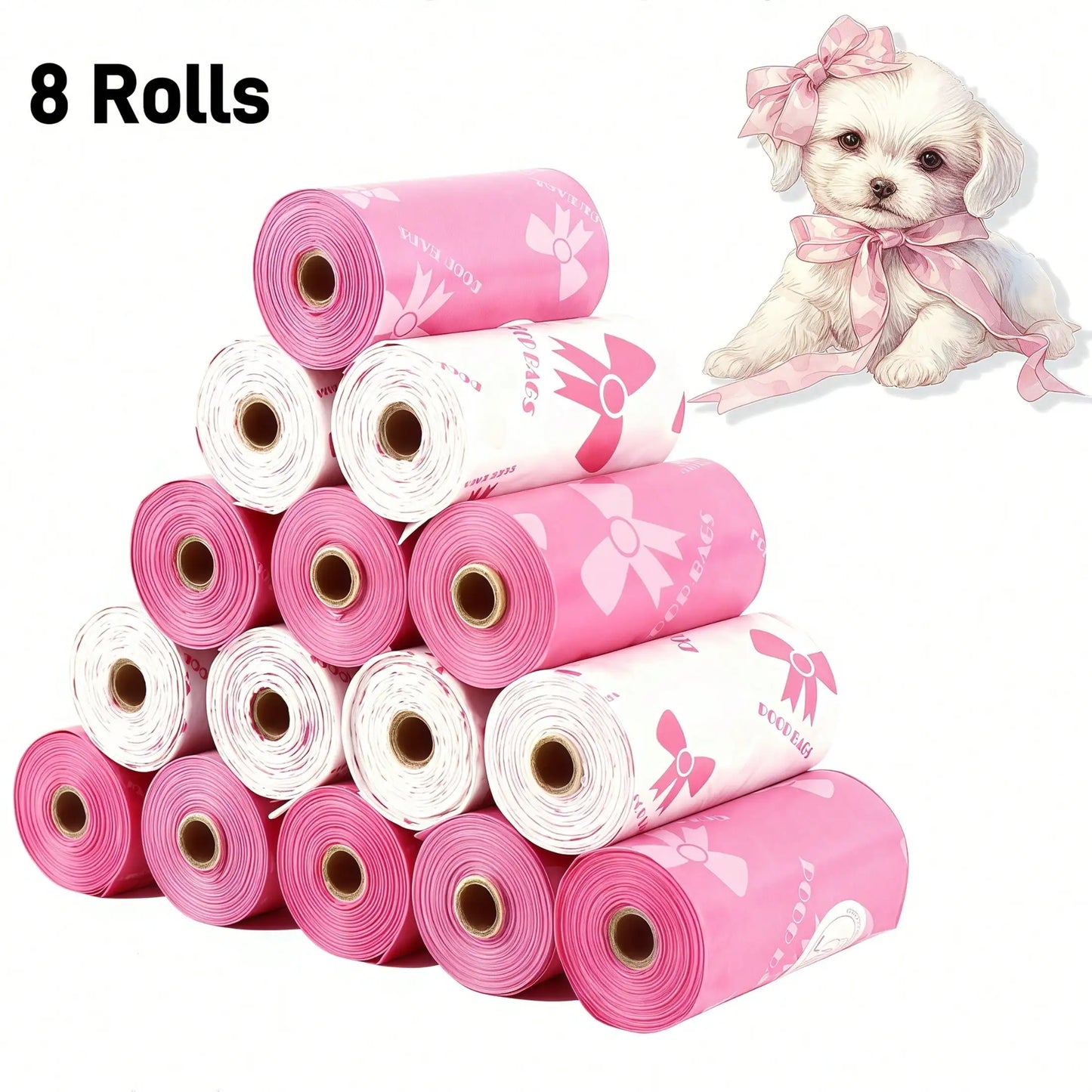 Super Thick Dog Poop Bags Leak Proof Polyethylene 180 Count