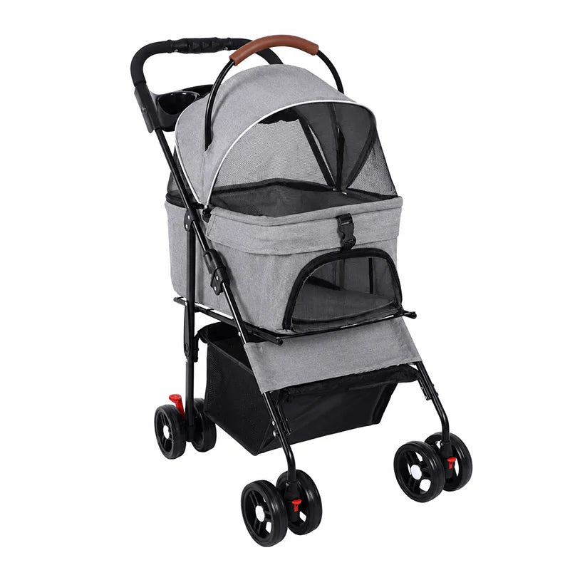 Cabusatly Detachable Two In One Dog Stroller